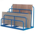 Staggered Height Sheet Rack with 4 compartments