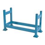 Steel post pallet powder-coated blue