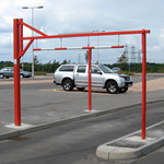 Swing Height Restrictor Barrier Frame