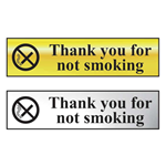 Thank You For Not Smoking Mini Sign