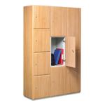 Timber Effect Lockers 1 to 4 doors