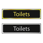 Toilets Mini Sign