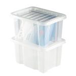 Topbox Plastic Storage Boxes - Pack of 10