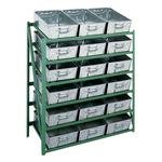 Tote Pan Storage Racks