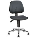 Treston Ergo ESD workshop chair with polished aluminium base