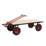 Turntable Truck, Robust Large Trolley For Moving Materials, 1000kg Capacity