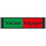 Vacant Engaged sliding door sign