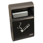 Wall-mounted cigarette ash bin