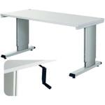 WB Height Adjustable Cantilever Bench with Retractable Handle 