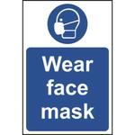 Wear Face Mask & Temperature Checks Signs