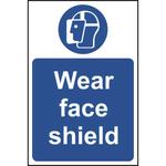 Wear Face Shield Sign