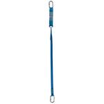 Blue webbing fall arrest lanyard