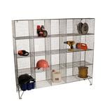 Wire Mesh Lockers Multi Compartment with Open Fronts