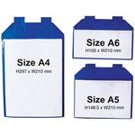 Wrap Around Magnetic Document Pockets A4 to A6 - Pack of 10