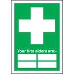 Your First Aiders Are Sign