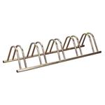 Zinc Plated Floor Bike Racks for 1 to 5 Bikes