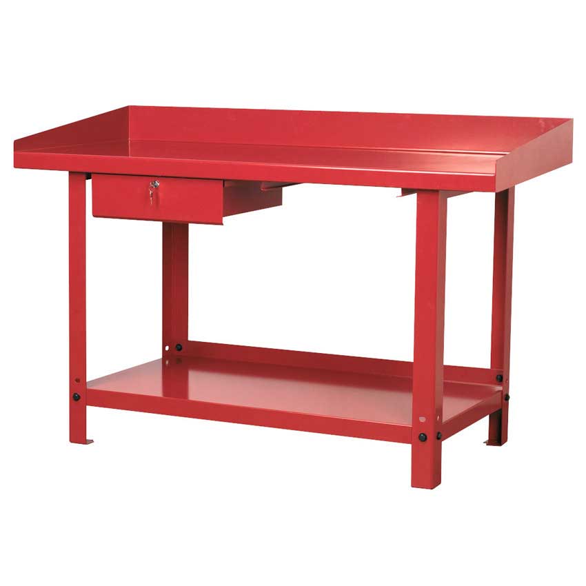 Sealey Steel Workbench with Drawer and Lower Shelf - 860 x 1500 x 650mm - 1000kg Capacity