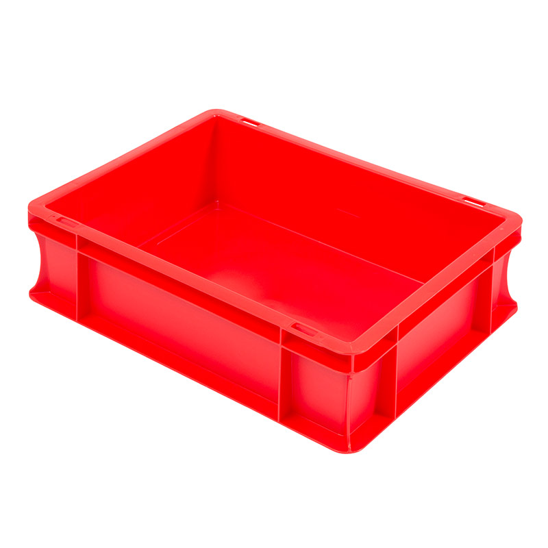 10L Red Topstore Food-Grade Euro Container - 120 x 300 x 400mm (pack of 5)