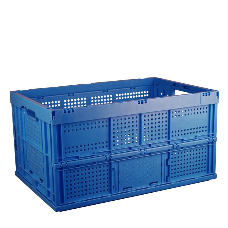 64 Litre Folding Euro Container - 320h x 600w x 400d (mm) - Perforated sides