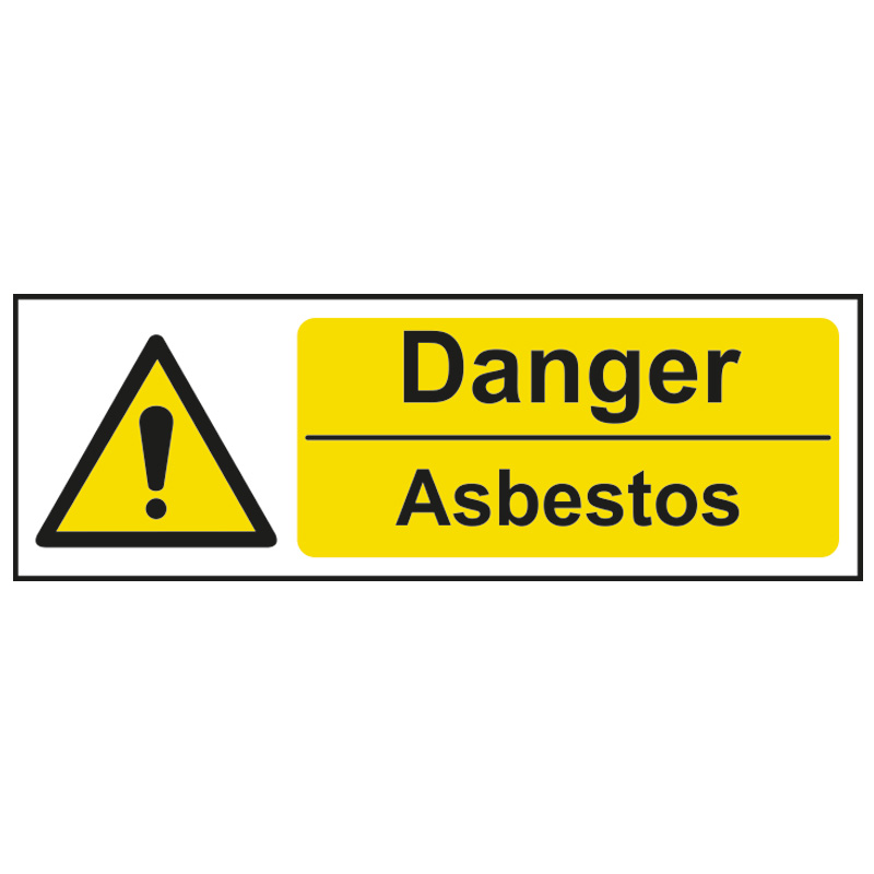 Danger Asbestos - RPVC (300 x 100mm) 