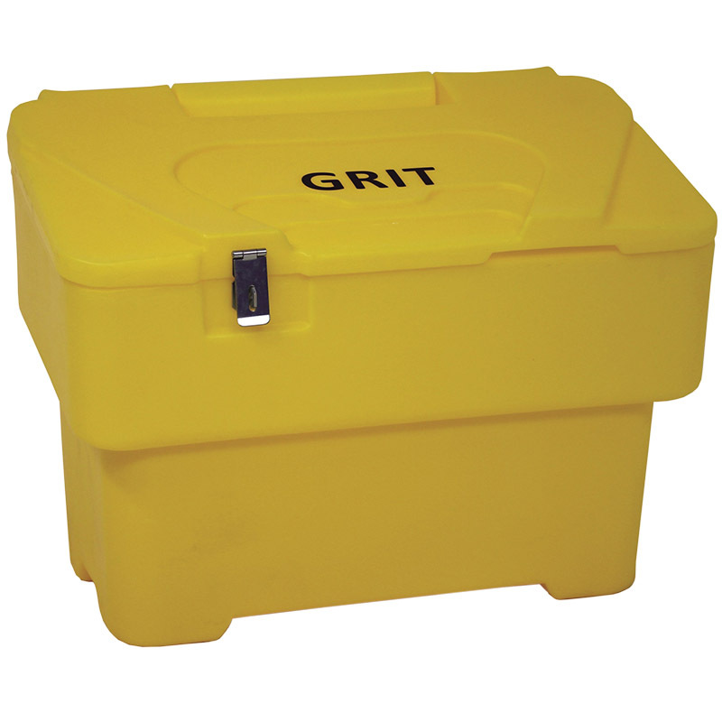 Lockable Yellow 115L Grit Bin