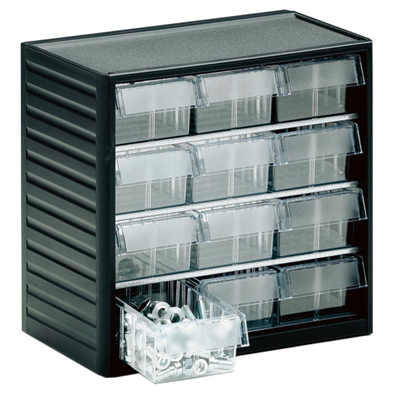 Visible Small Parts Storage Cabinet - 290 Series - 12 Drawers
