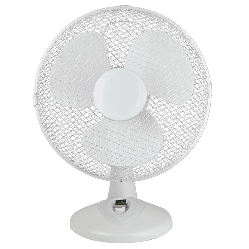 12 inch Oscillating Desk Fan With Adjustable Tilt Angle
