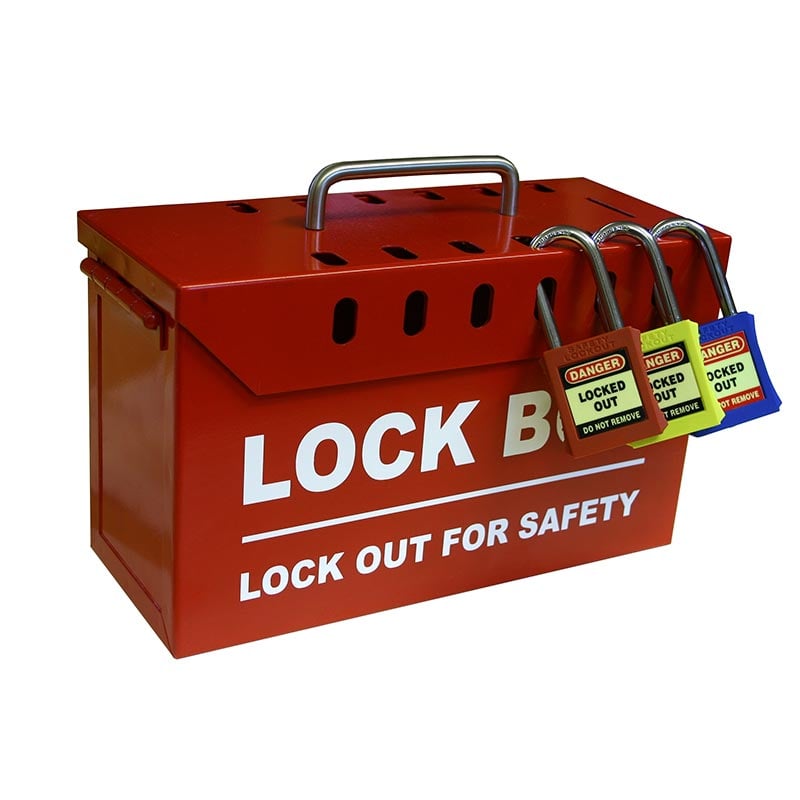 Portable Master Group Lock Box LOK015 - 13 padlock spaces