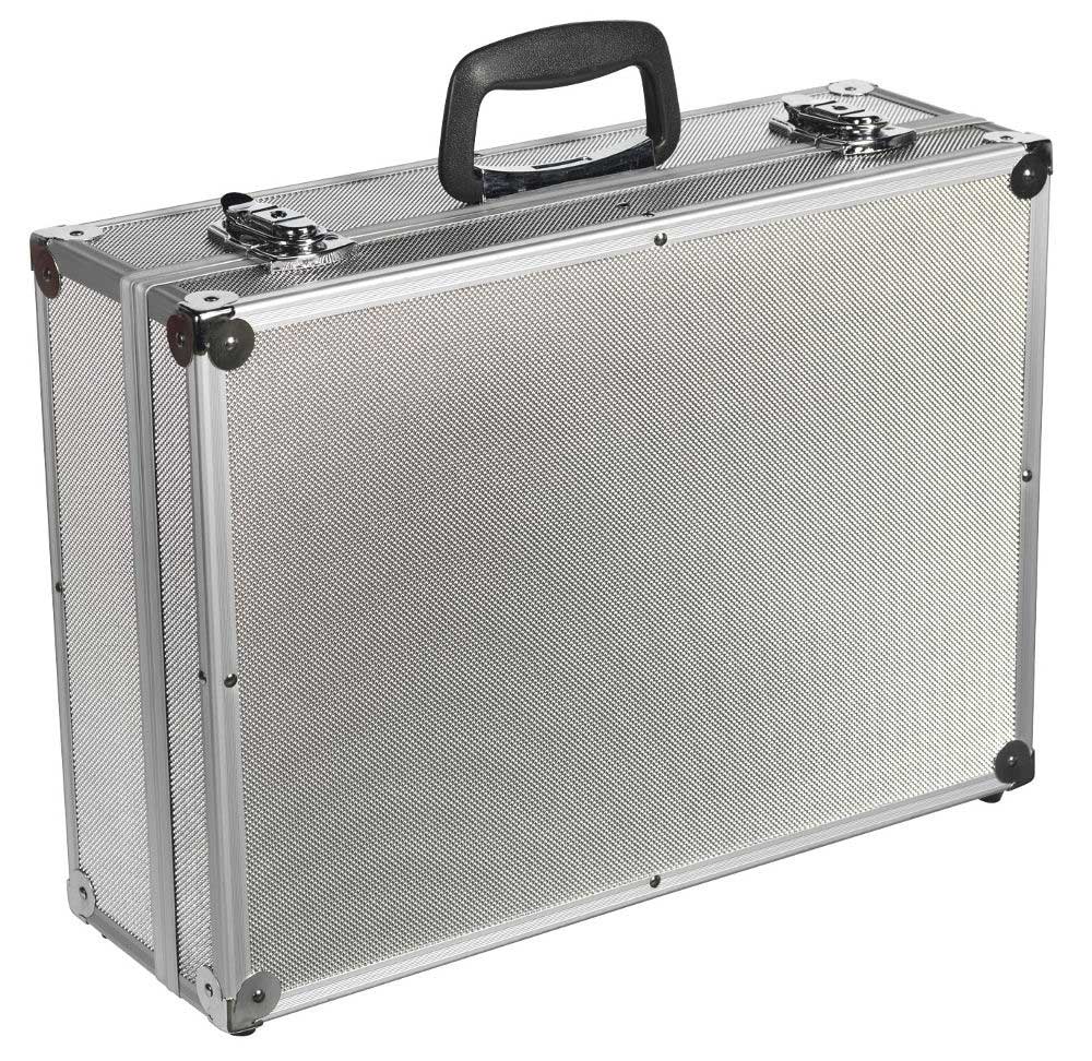 Sealey Aluminium Tool Case with Square Edges - 150 x 450 x 330mm (H x W x D)