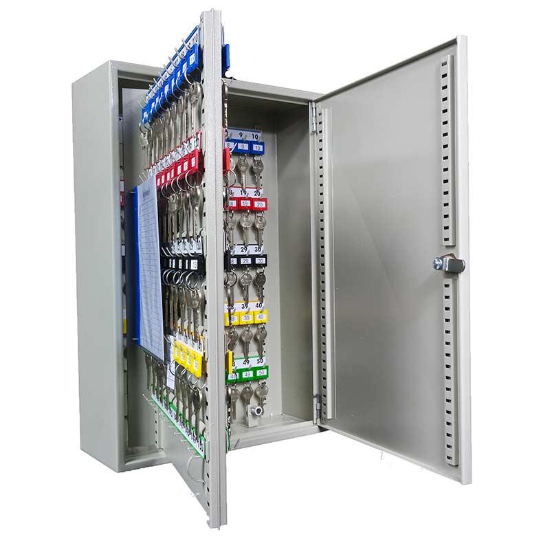 Heavy-Duty Steel Key Security Cabinet - 150 key capacity