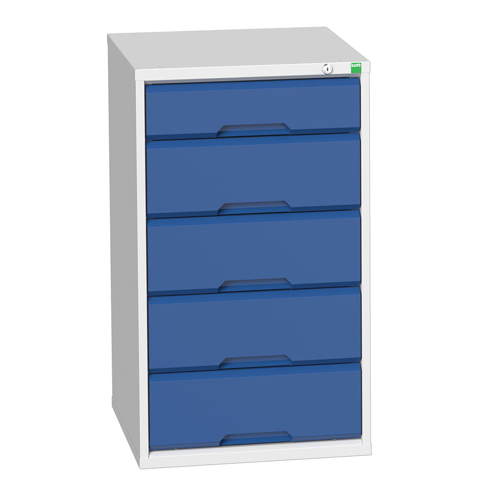 Bott Verso Steel Storage Cabinet - 5 drawers  - 900 x 525 x 550mm