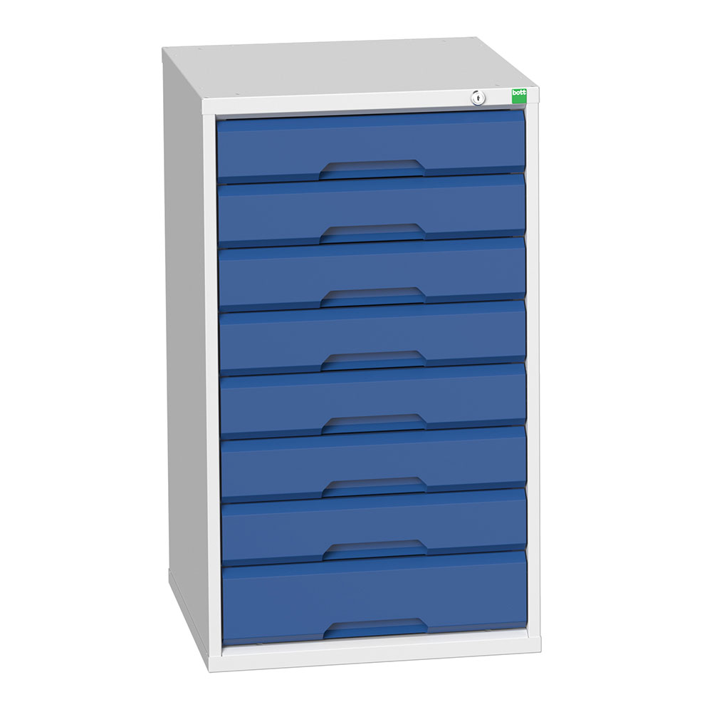 Bott Verso Steel Storage Cabinet - 8 drawers - 900 x 525 x 550mm