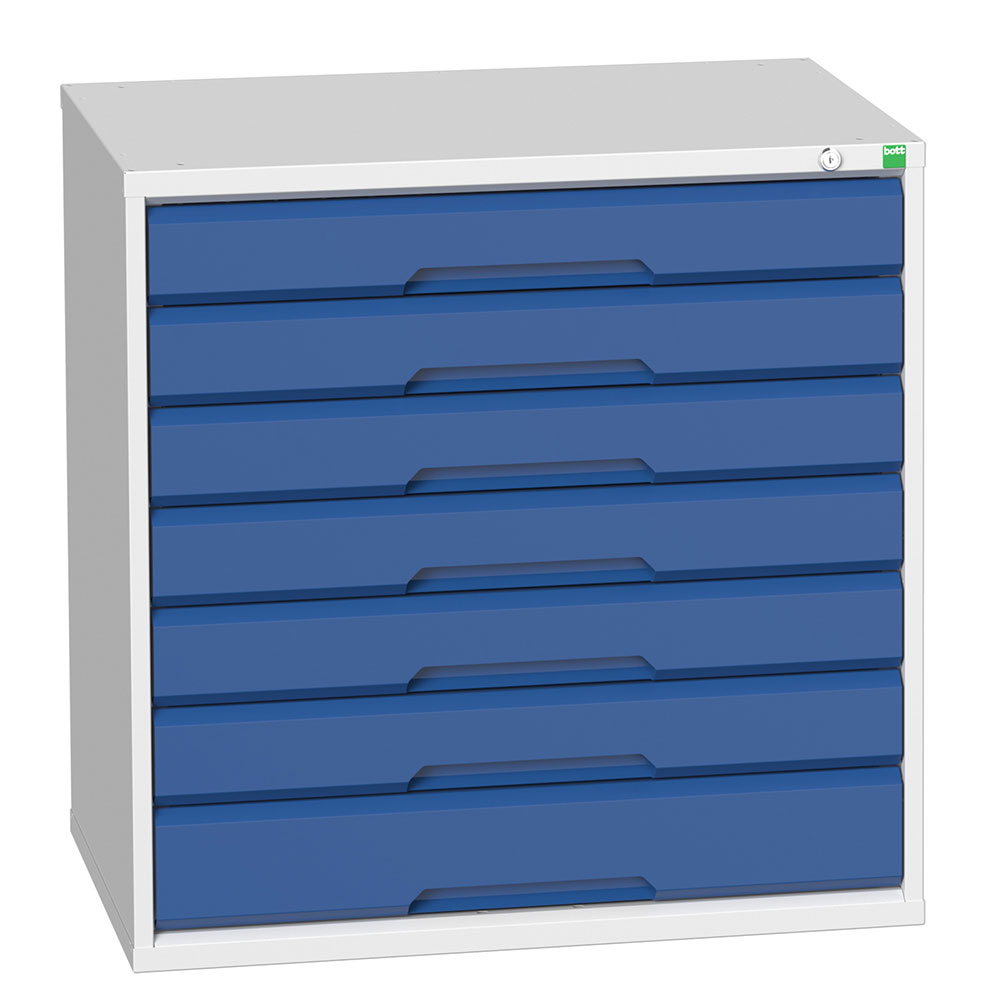 Bott Verso Steel Storage Cabinet - 6 drawers  - 800 x 800 x 550mm