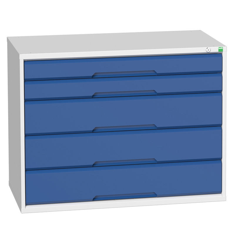 Bott Verso Steel Storage Cabinet - 5 drawers - 800 x 1050 x 550mm