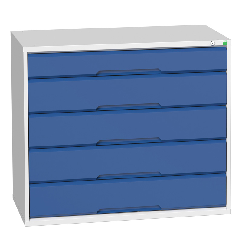 Bott Verso Steel Storage Cabinet - 7 drawers - 800 x 1050 x 550mm