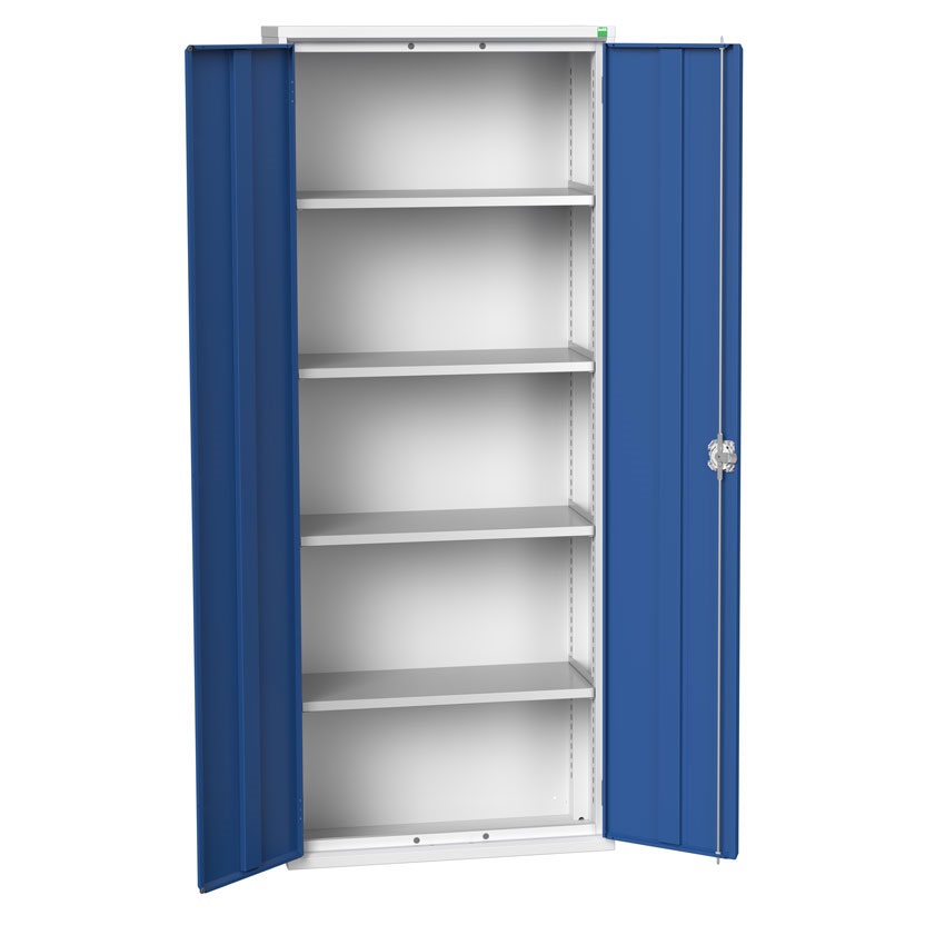 Bott Verso Freestanding Steel Cupboard with 4 Shelves - 2000 x 800 x 350mm