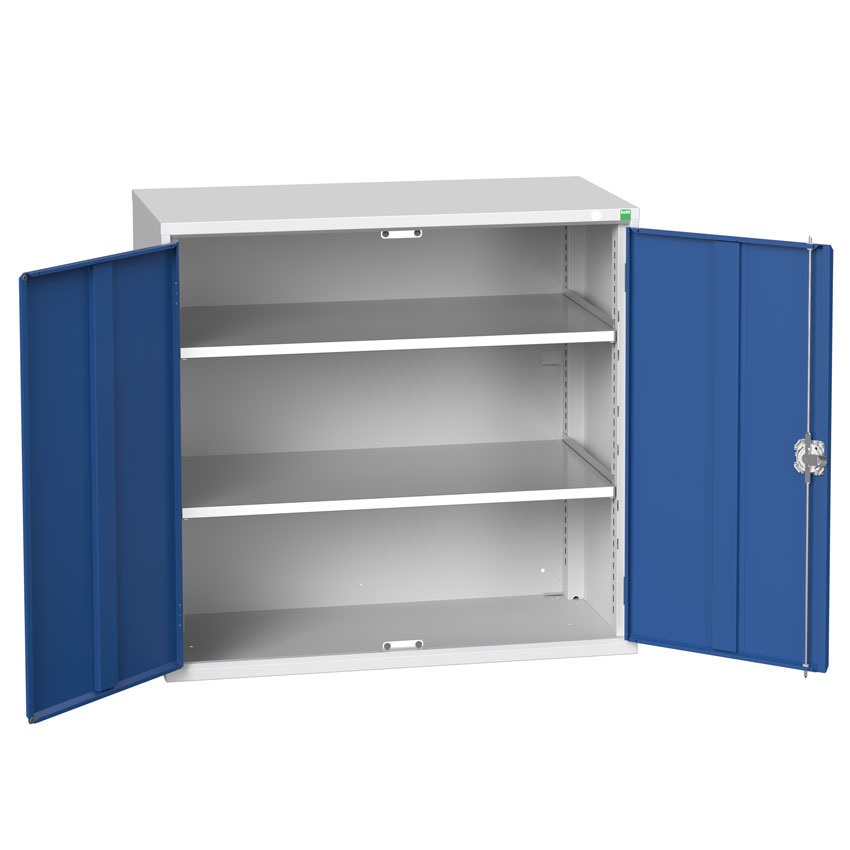 Bott Verso Freestanding Industrial Steel Cupboard with 2 Shelves - 1000 x 1050 x 550mm