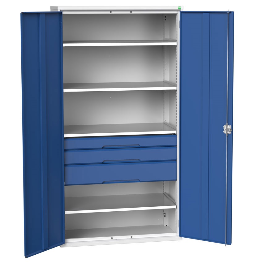Bott Verso Fitted Tool Cupboard (3 drawers, 4 shelves)