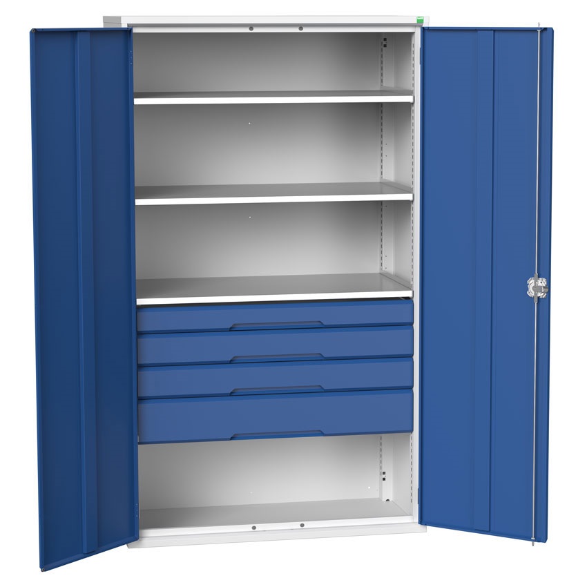 Bott Verso Fitted Tool Cupboard (4 drawers, 3 shelves)
