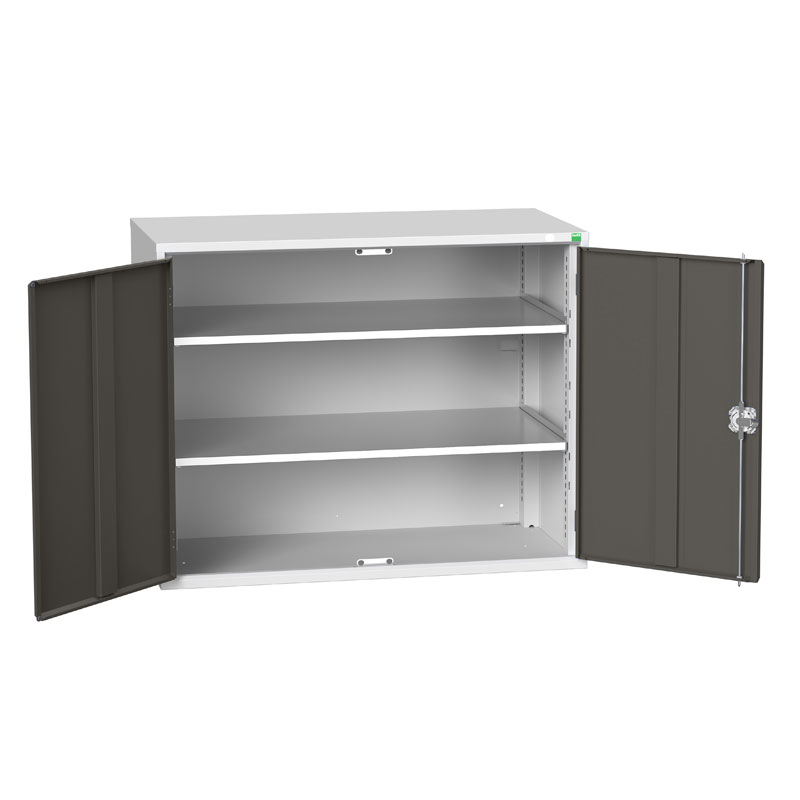 Bott Verso Metal Cabinet with 2 Shelves - 1000 x 1300 x 500mm (H x W x D)