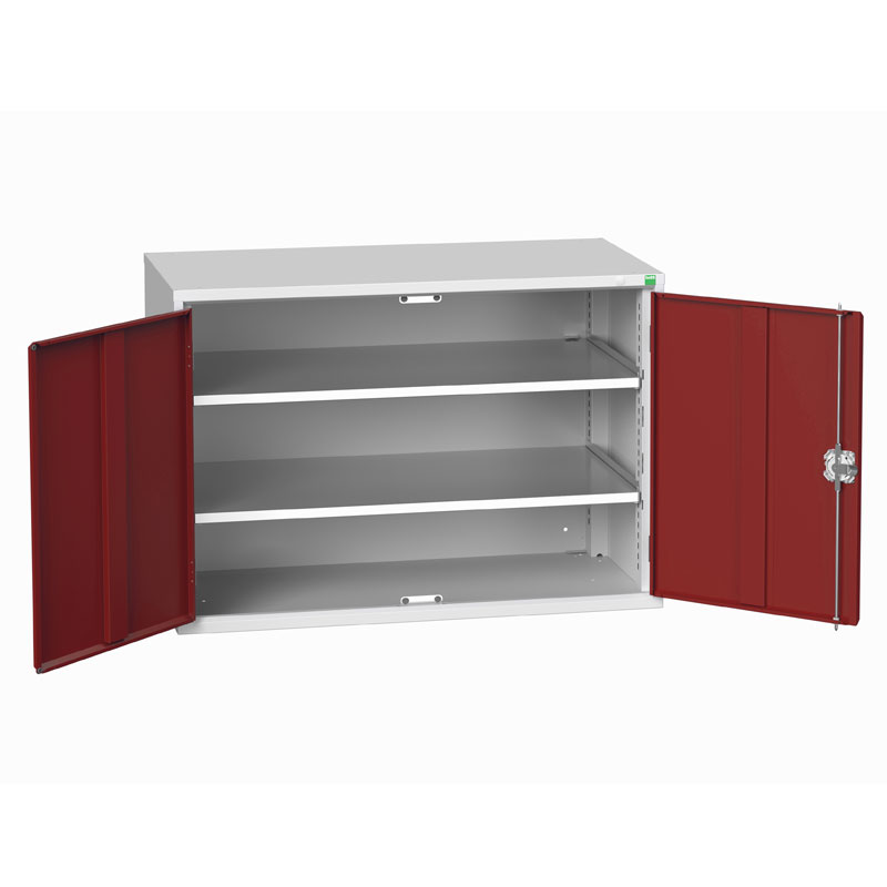 Bott Verso Metal Cabinet with 2 Shelves -  800 x 1300 x 550mm (H x W x D)