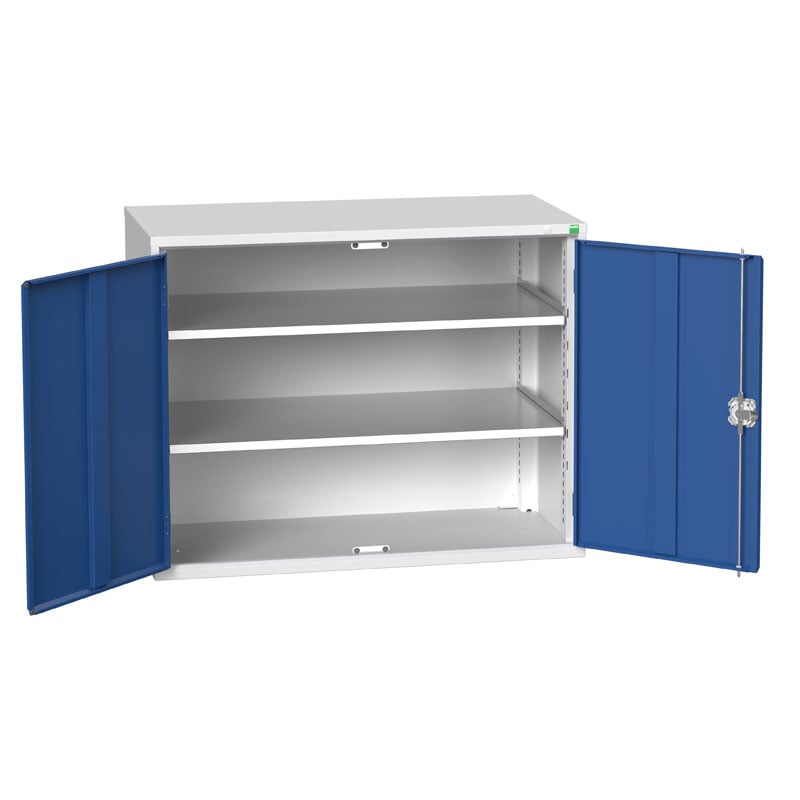 Bott Verso Metal Cabinet with 2 Shelves - 900 x 1300 x 550mm (H x W x D)