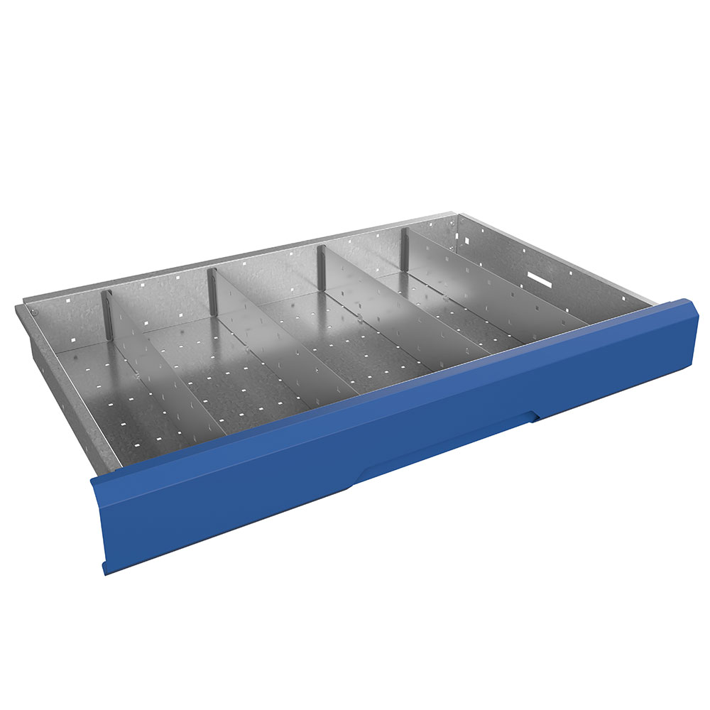 Bott Metal Drawer Dividers - 5 compartments  - 800mm wide 100-125mm high
