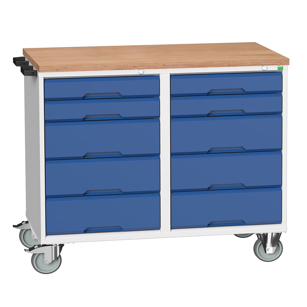 Bott Verso Mobile Maintenance Trolley (10 x Drawers, Multiplex work surface)