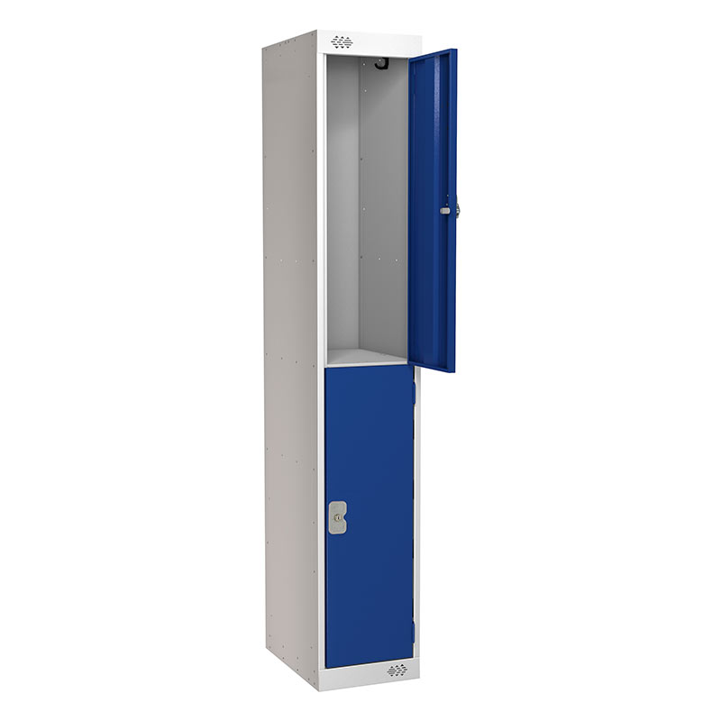 Fastrack Two Door Metal Locker - 1800 x 300 x 300mm