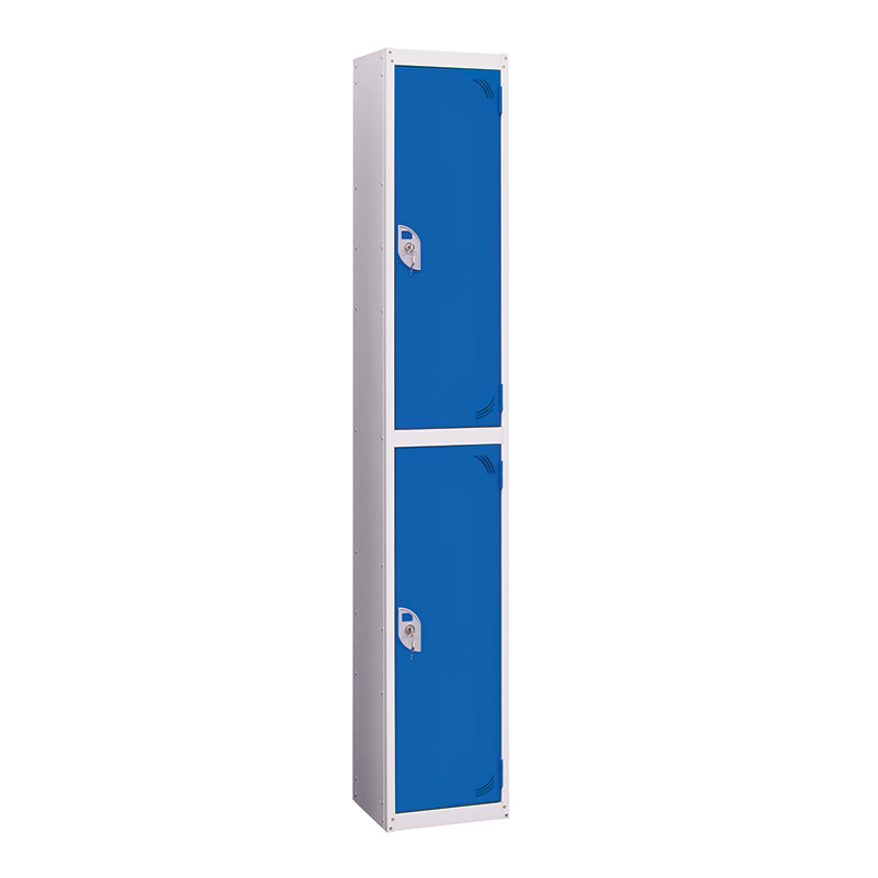 Galvanised Steel Wet Area Locker - 2 Door - 1800h x 300w x 300d (mm)