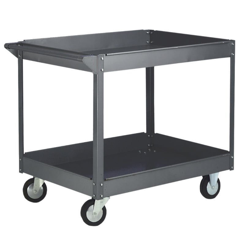 Two Tier Steel  Workshop Trolley - 250kg capacity