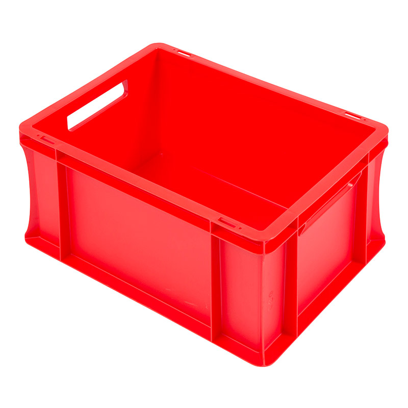 20L Red Topstore Food-Grade Euro Container -220 x 300 x 400mm (pack of 5)