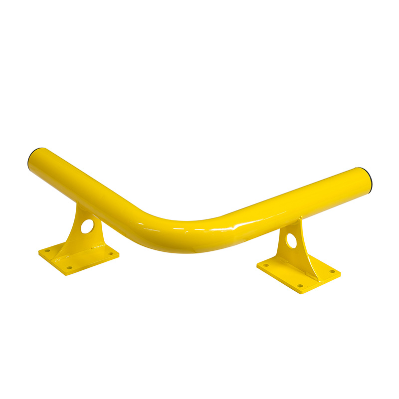 BLACK BULL Raised Collision Protection Bar External Corner - Indoor Use - 200 x 638 x 638mm - Yellow