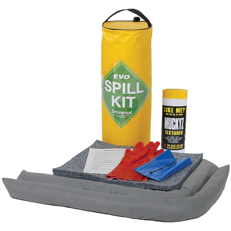 20L Spill Kit with Yellow Cab bag, EVO recycled absorbents, disposal bag & gloves